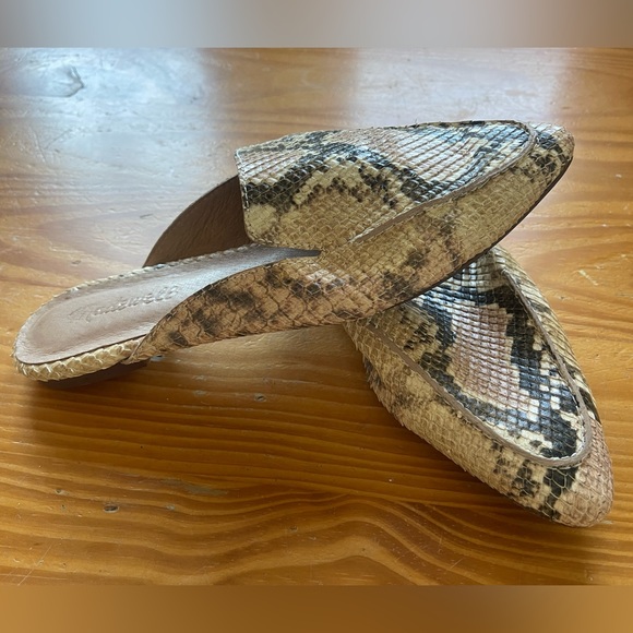 Madewell > The Frances Skimmer Mule in Snake Embossed Leather > 7.5 - Picture 4 of 7